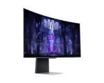 ⁦شاشة سامسونج اوديسي جيمنج منحنية ذكية OLED مقاس 34 بوصة، QHD، 175 هرتز -LS34BG850NMXUE⁩ - الصورة ⁦3⁩