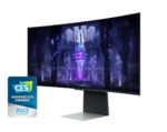 شاشة سامسونج اوديسي جيمنج منحنية ذكية OLED مقاس 34 بوصة، QHD، 175 هرتز -LS34BG850NMXUE