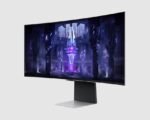 ⁦شاشة سامسونج اوديسي جيمنج منحنية ذكية OLED مقاس 34 بوصة، QHD، 175 هرتز -LS34BG850NMXUE⁩ - الصورة ⁦7⁩