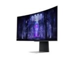 ⁦شاشة سامسونج اوديسي جيمنج منحنية ذكية OLED مقاس 34 بوصة، QHD، 175 هرتز -LS34BG850NMXUE⁩ - الصورة ⁦4⁩