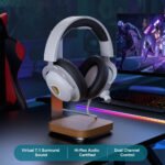 ⁦سايدس سبيكترا سماعة ألعاب SA-915W بصوت محيطي افتراضي 7.1 عبر USB – ابيض⁩ - الصورة ⁦3⁩