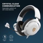 ⁦سايدس سبيكترا سماعة ألعاب SA-915W بصوت محيطي افتراضي 7.1 عبر USB – ابيض⁩ - الصورة ⁦8⁩