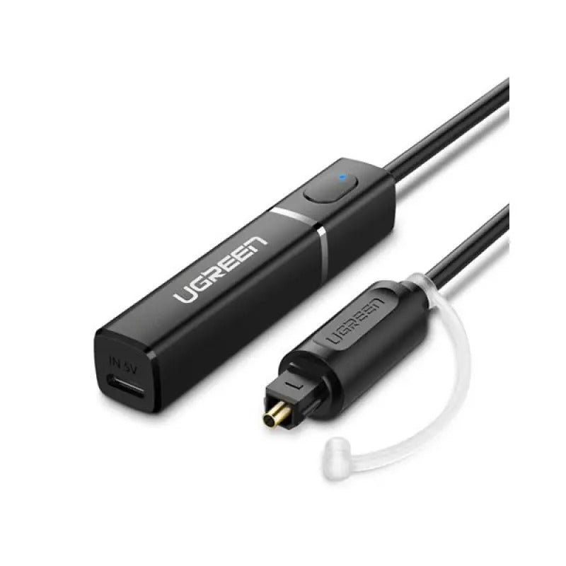 UGREEN-CM150-_50213_-Bluetooth-5.0-Transmitter-Audio-Adapter-800x800-1.jpg يوجرين محول إرسال صوت بلوتوث 5.0 بصري — CM150-50213 - الصورة 1
