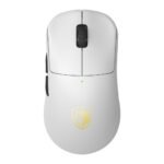 ماوس الألعاب Sades Dagger S1W، دقة 30000 نقطة في البوصة، تصميم فائق الخفة، 48 غرام - أبيض