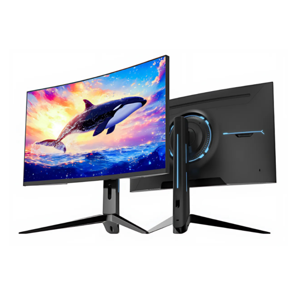 ساديس شاشة العاب منحنية VA موديل SA-C01Q27B, مقاس 27 بوصة, QHD (2K) 2560x1440, معدل تحديث 180 هيرتز, استجابة 1 ملي ثانية, HDMI 2.1 - اسود