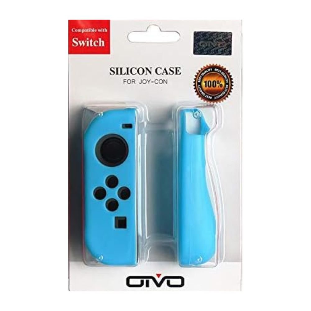 Untitleddesign-2026-05-21T174554.370.jpg OIVO Controllers Console Silicone Case FOR Nintendo Switch - Blue - الصورة 1