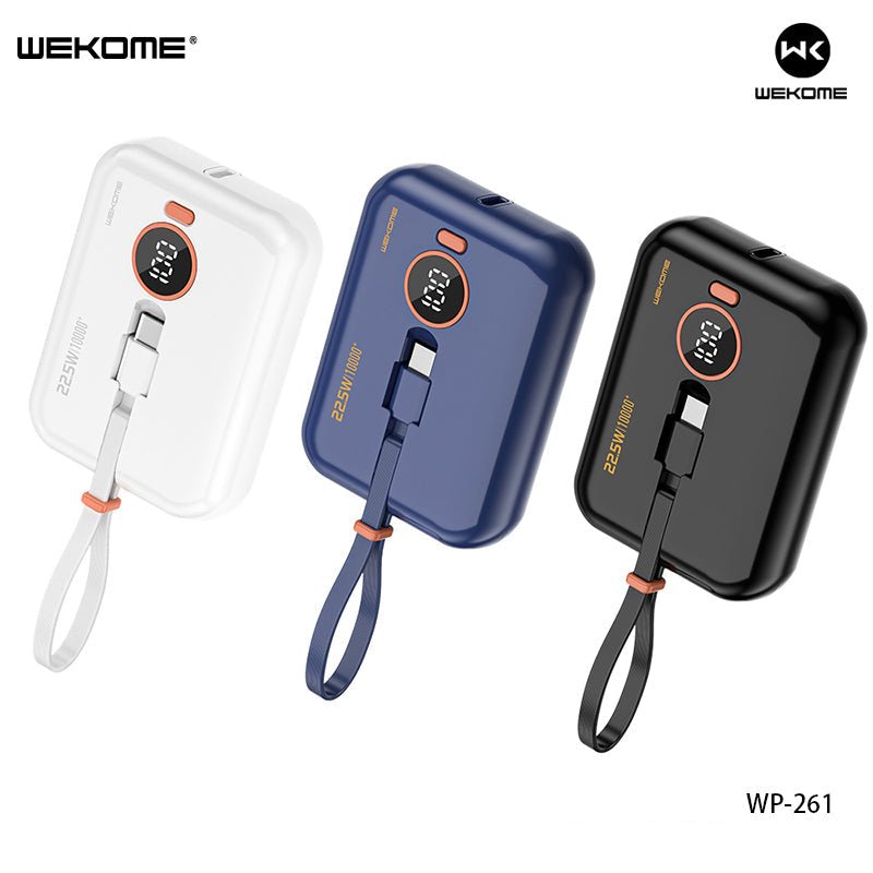 WP-261-5.jpg باور بانك ويكوم WP-261 10000mAh ميني سيريس شحن سريع 22.5 واط مع كيبل - الصورة 1