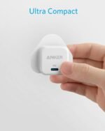⁦شاحن امكر باوربورت III مدخل USB-C بقوة 20 واط موديل A2149K22 - ابيض⁩ - الصورة ⁦3⁩