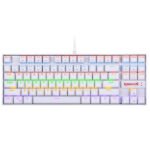كيبورد الألعاب Redragon KUMARA K552W RGB TKL سلكي ميكانيكي (مفاتيح Blue) – أبيض