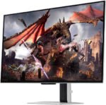 ⁦شاشة ألعاب سامسونج أوديسي جي 8 مسطحة مقاس 32 بوصة بدقة 4K وتقنية أوليد بمعدل تحديث 240 هرتز رقم الموديل LS32DG802SMXUE⁩ - الصورة ⁦8⁩