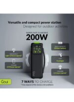 ⁦جوي بيست محطة طاقة بسعة 200 وات مع مصباح LED — أسود⁩ - الصورة ⁦2⁩