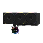 ⁦ليان لي مبرد هيدرو شيفت 2 إل سي دي-سي 360 تي إل، تبريد مائي للمعالج مع مراوح لاسلكية وشاشة 2.1 بوصة⁩ - الصورة ⁦2⁩