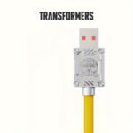 ⁦Transformers TF-A01 Bumblebee Type-C fast charging data cable Yellow⁩ - الصورة ⁦3⁩