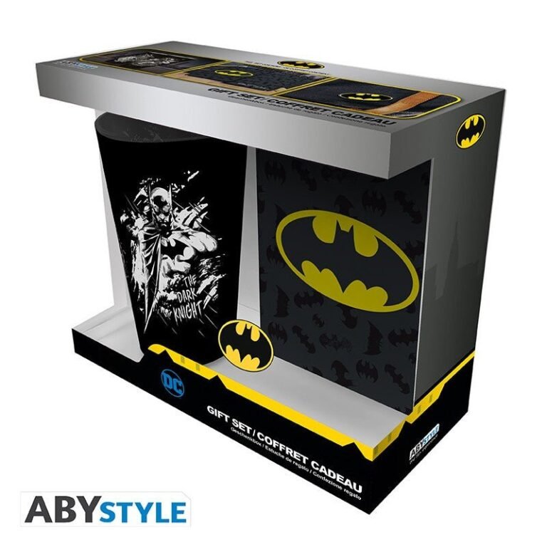 ABY GIFT SET: DC COMICS- BATMAN (GLASS + PIN + NOTEBOOK) - Level UpFunkoAccessories3665361058120