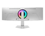 ⁦شاشة سامسونج أوديسي G9 G932 للألعاب، مقاس 49 بوصة، بتقنية OLED ودقة QHD مزدوجة (5120 × 1440)، ومعدل تحديث 240 هرتز، وزمن استجابة 0.03 مللي ثانية، وإمكانية تعديل الارتفاع مع الإمالة - فضي LS49DG932SMXUE⁩ - الصورة ⁦5⁩