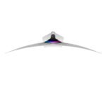 ⁦شاشة سامسونج أوديسي G9 G932 للألعاب، مقاس 49 بوصة، بتقنية OLED ودقة QHD مزدوجة (5120 × 1440)، ومعدل تحديث 240 هرتز، وزمن استجابة 0.03 مللي ثانية، وإمكانية تعديل الارتفاع مع الإمالة - فضي LS49DG932SMXUE⁩ - الصورة ⁦6⁩