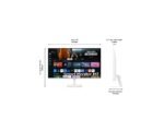 ⁦سامسونج 32 بوصة M70D سمارت 4K UHD، 4 مللي ثانية، مسطح، 60 هرتز - LS32DM703UMXUE⁩ - الصورة ⁦5⁩