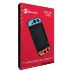 ⁦غطاء حماية سيليكون من GamerTek لجهاز Nintendo Switch 2 – إصدار الأزرق والأحمر⁩ - الصورة ⁦2⁩