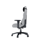 ⁦كرسي الألعاب AndaSeat Luna Series مع مسند قدم – قماش رمادي⁩ - الصورة ⁦2⁩