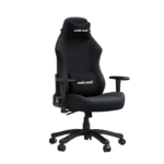 ⁦كرسي الألعاب AndaSeat Luna Series مع مسند قدم – قماش اسود⁩ - الصورة ⁦4⁩