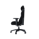 ⁦كرسي الألعاب AndaSeat Luna Series مع مسند قدم – قماش اسود⁩ - الصورة ⁦2⁩