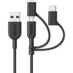 Anker 3 in 1 Powerline II (0.9m) C89 - Black A8436H12 - Level UpAnkerCables194644025588