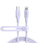 ⁦كابل أنكر 542 USB-C إلى Lightning (قائم على أساس حيوي) (0.9 م/3 قدم) - أسود A80B1H11⁩ - الصورة ⁦5⁩