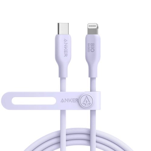 Anker 542 USB-C to Lightning Cable (Bio-Based) (1.8m/6ft) -Violet A80B2HV1 - Level UpAnkerCharging Cable194644108533