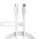 Anker 544 USB-C to USB-C Cable 140W (Bio-Based) (0.9m/3ft) -White A80F1H21 - Level UpAnkerCharging Cable194644108526