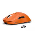 ⁦ATTACK SHARK X3 Wireless Gaming Mouse PAW3395 49g Superlight up to 26000 DPI - Orange⁩ - الصورة ⁦2⁩