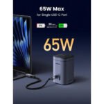 ⁦UGREEN 65W 2-in-1 GaN Desktop Fast Charger UK⁩ - الصورة ⁦3⁩