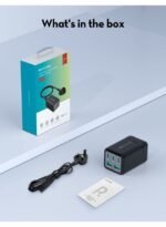 ⁦راف باور شاحن مكتبي بتقنية جان بقوة خمسة وسبعين واط وخمسة منافذ لون أسود موديل بي سي ١٠٤٥⁩ - الصورة ⁦7⁩