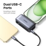 ⁦يوجرين باور بانك بسعة 5000mAh مع موصل USB-C مدمج — PB503-35338⁩ - الصورة ⁦2⁩