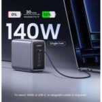⁦شاحن سريع يوغرين نكسود 300 واط 5 منافذ بي دي غان (UGREEN Nexode 300W 5-Port PD GaN Fast Charger UK)⁩ - الصورة ⁦4⁩