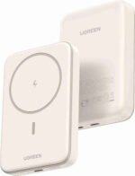 ⁦UGREEN 10000mAh PD-20W Magnetic Wireless15W Power Bank - Beige PB561⁩ - الصورة ⁦3⁩