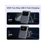 ⁦UGREEN Uno Magnetic Wireless Power Bank 10000mAh 20W⁩ - الصورة ⁦4⁩
