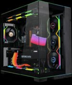 ⁦ليان لي سترايمر وايرلس كابل تمديد طاقة ٢٤ بن RGB بطول ٢٦٠ مم لون أسود موديل بي دبليو ٢٤ ١ دبليو⁩ - الصورة ⁦3⁩