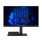 شاشة لينوفو ThinkCentre TIO Flex 27i مقاس 27 بوصة – لوحة IPS، دقة QHD ‏2560×1440، مداخل 3-في-1 (HDMI 1.4 + DisplayPort 1.2 + VGA)، مع كابلات USB-A إلى USB-B وDP إلى DP، ضمان 3 سنوات
