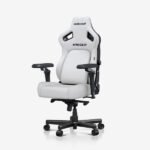 كرسي الألعاب AndaSeat Kaiser 4 XL – جلد PVC فاخر – أبيض