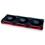 ⁦ليان لي مروحة كيس UNI Fan SL لاسلكية LCD مقاس ١٢٠ مم إضاءة ARGB مع شاشة ١٫٦ بوصة باك ٣ مراوح لون أسود⁩ - الصورة ⁦4⁩