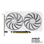 ⁦اسوس كارت شاشة ثنائية Radeon RX 9060 XT بسعة 16 جيجابايت GDDR6 للألعاب - أبيض⁩ - الصورة ⁦2⁩