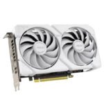 ⁦اسوس كارت شاشة ثنائية Radeon RX 9060 XT بسعة 16 جيجابايت GDDR6 للألعاب - أبيض⁩ - الصورة ⁦7⁩