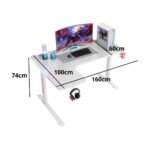 ⁦L Shaped RGB Gaming Desk with Remote Control (GT11) - L Corner Left⁩ - الصورة ⁦3⁩