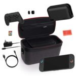 ⁦حقيبة تخزين Dobe TNS-3175 لجهاز Nintendo Switch 2 – رمادي⁩ - الصورة ⁦3⁩