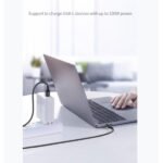 ⁦كيبل شحن يو جرين USB-C إلى USB-C بقوة 100 واط وطول 2 متر (أسود) US300 US300-80372⁩ - الصورة ⁦3⁩