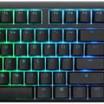 DUCKY ONE 3 كيبورد PBT HOT-SWAP FULL SIZE - مفاتيح Cherry Blue RGB سلكية (تخطيط عربي) - Classic Black
