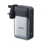 باور بانك Anker 733 سعة 10000mAh مع شاحن GaNPrime بقوة 65 واط (2 في 1) – أسود
