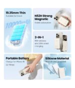 ⁦UGREEN 10000mAh PD-20W Magnetic Wireless15W Power Bank - Beige PB561⁩ - الصورة ⁦5⁩