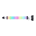 LIAN LI STRIMER PLUS V2 16-12 ,8 Light Addressable RGB Extension Cable - Black