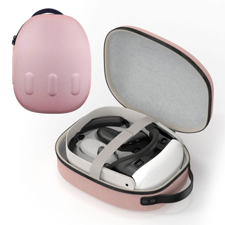 Gamax Meta Quest 3 Storage Box Carbon Fiber ( Model B ) - Pink - Level UpGamaxVirtual Reality Accessories6972520255717